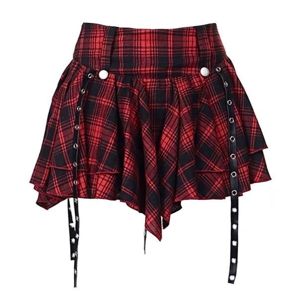 Come As You Are Plaid Skirt - Vedlit