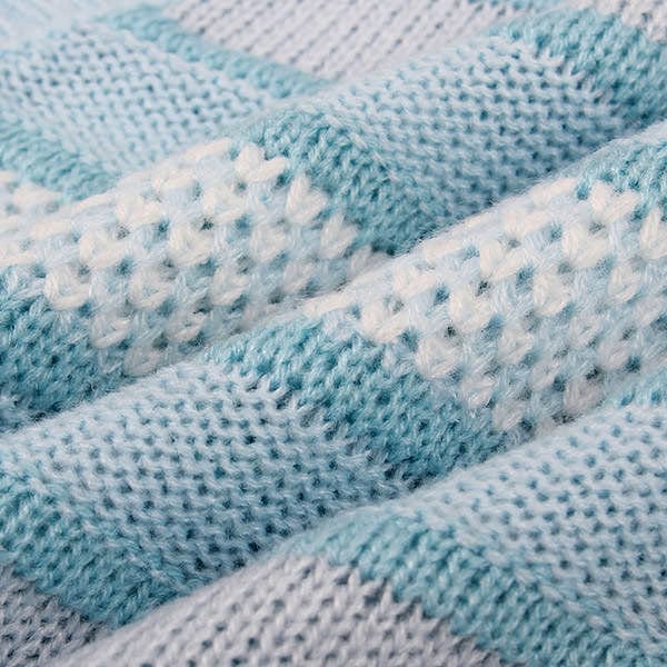 Baby Blue Striped Cardigan - Vedlit