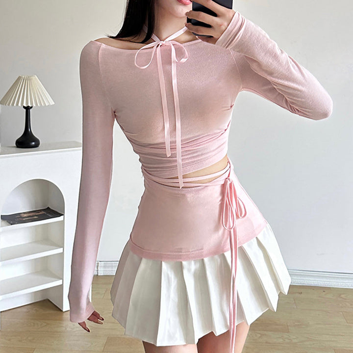 Balletcore Aesthetic Long Sleeve Top - Vedlit