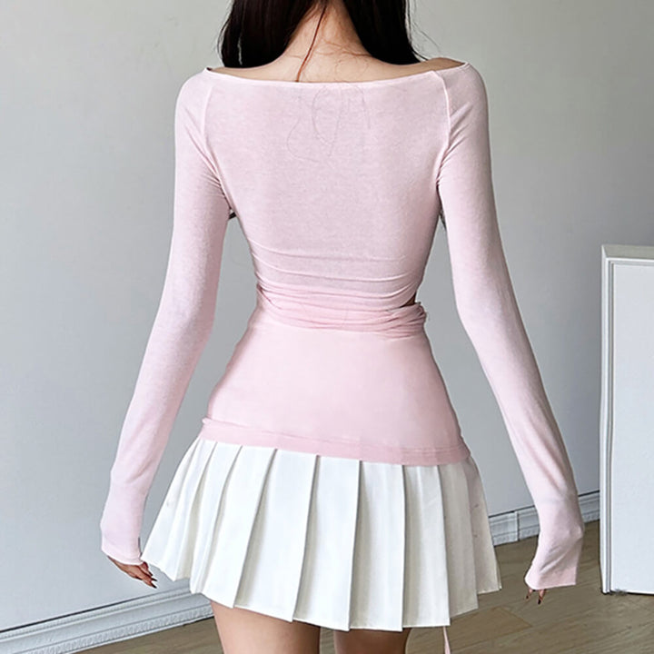 Balletcore Aesthetic Long Sleeve Top - Vedlit