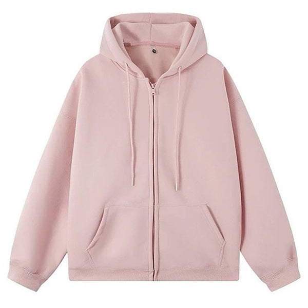 Basic Things Zip-Up Hoodie - Vedlit