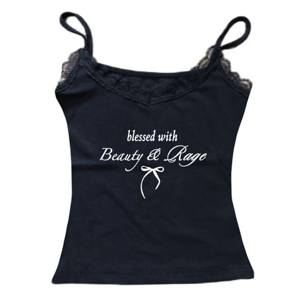 Beauty & Rage Y2K Tank Top - Vedlit