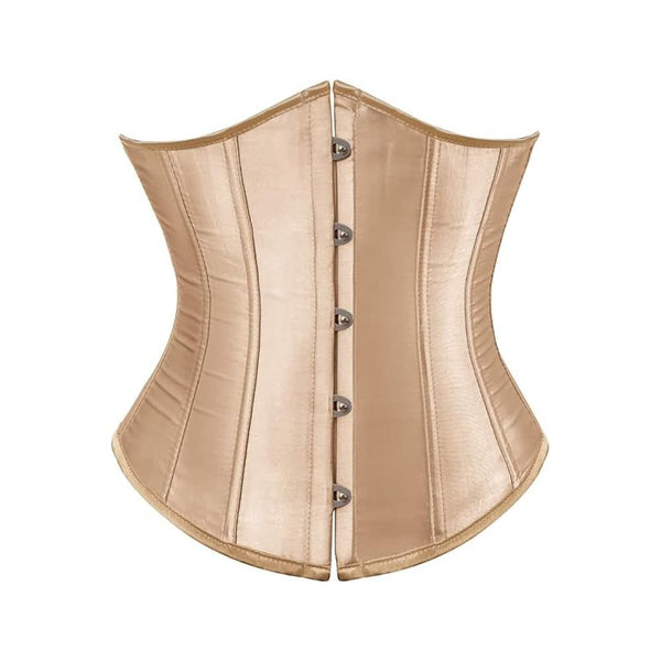 Beige Gothic Underbust Corset - Vedlit