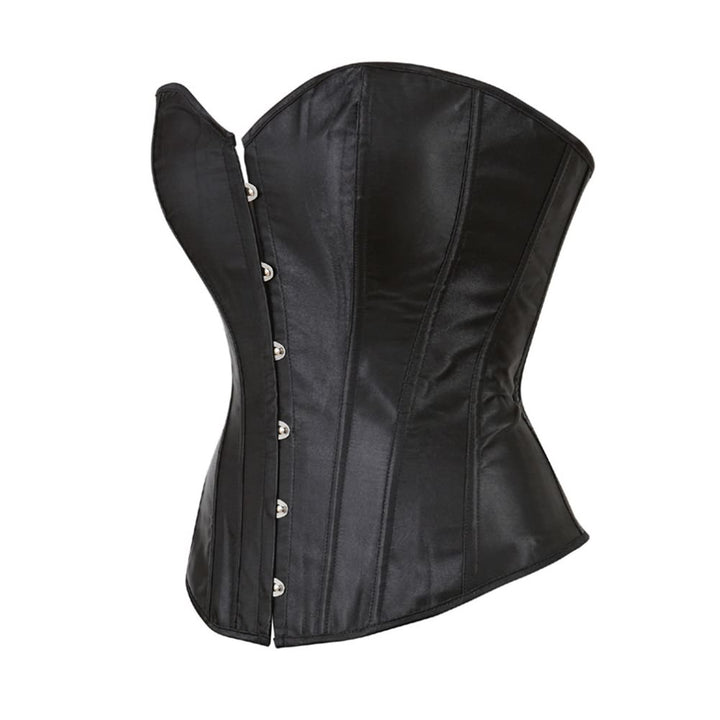 Black Gothic Hourglass Overbust Corset - Vedlit