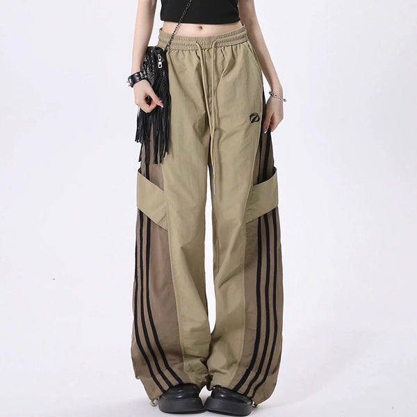 Blokette Style Cargo Stripe Pants - Vedlit