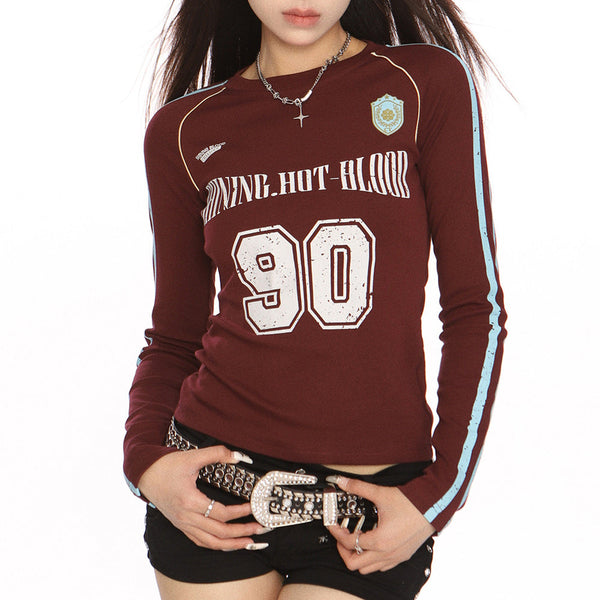 Blokette Aesthetic Long Sleeve Top - Vedlit