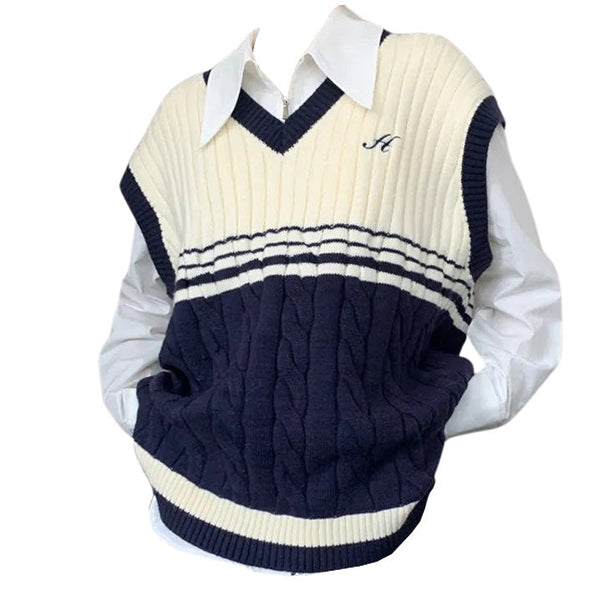 Old Money Yacht Club Striped Vest - Vedlit