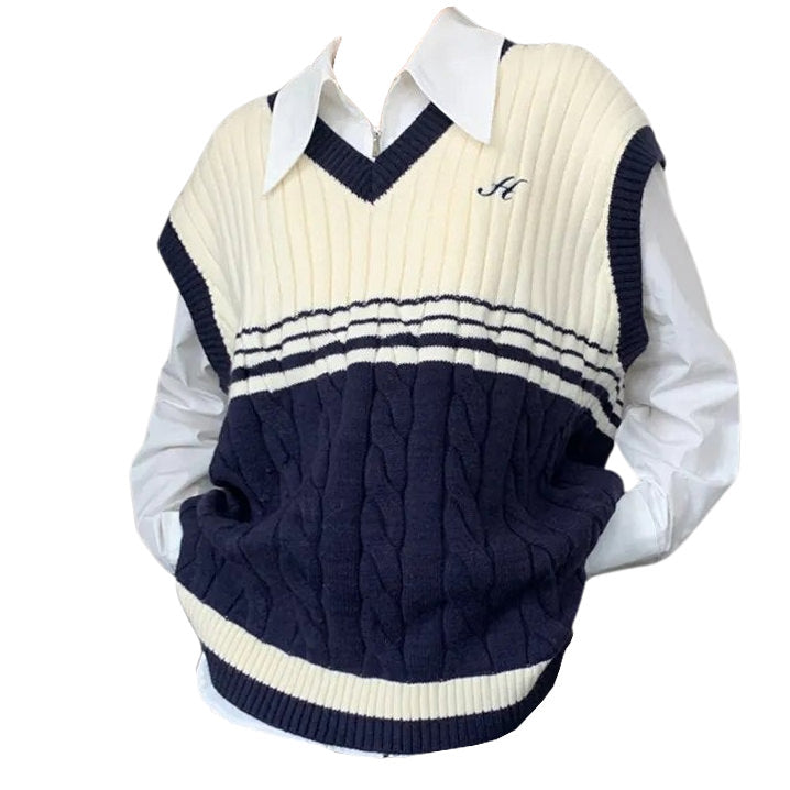 Old Money Yacht Club Striped Vest - Vedlit