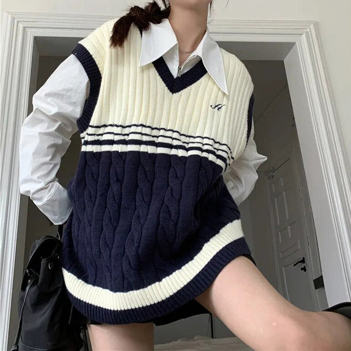 Old Money Yacht Club Striped Vest - Vedlit