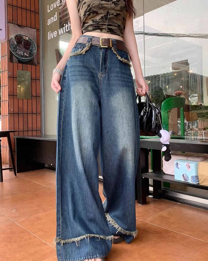 Teenage Drama Wide-Leg Jeans - Vedlit