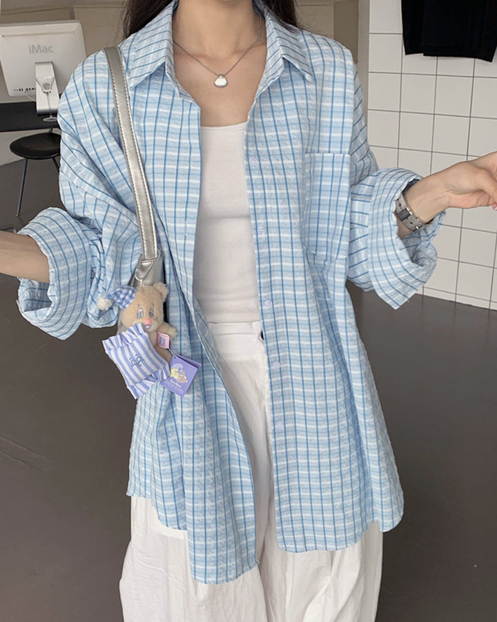 Campus Secret Plaid Shirt - Vedlit