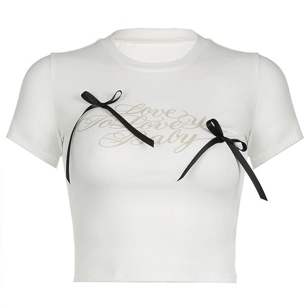 Coquette Bows Crop Top - Vedlit