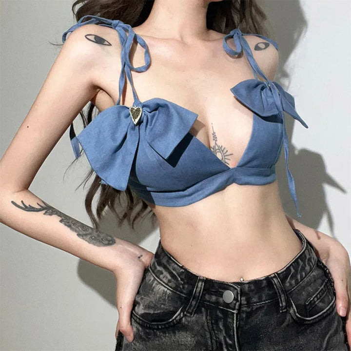 Bow Tie Backless Cami Top - Vedlit
