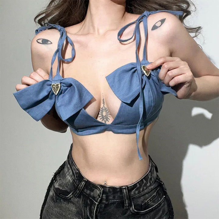 Bow Tie Backless Cami Top - Vedlit