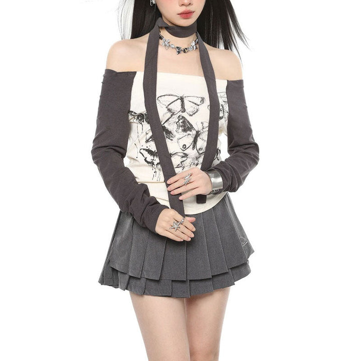 Butterfly Long Sleeve Top - Vedlit
