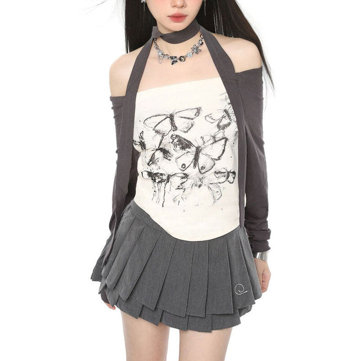 Butterfly Long Sleeve Top - Vedlit