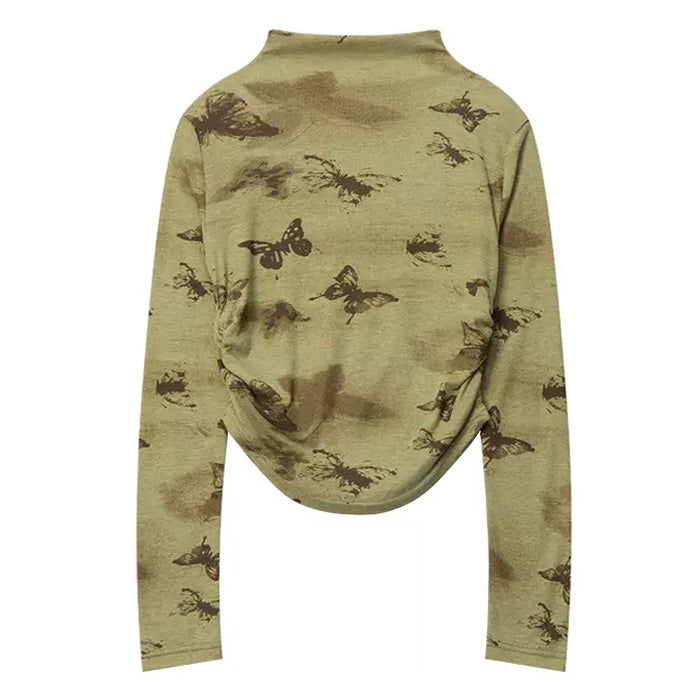 Butterfly Aesthetic Long Sleeve Top - Vedlit