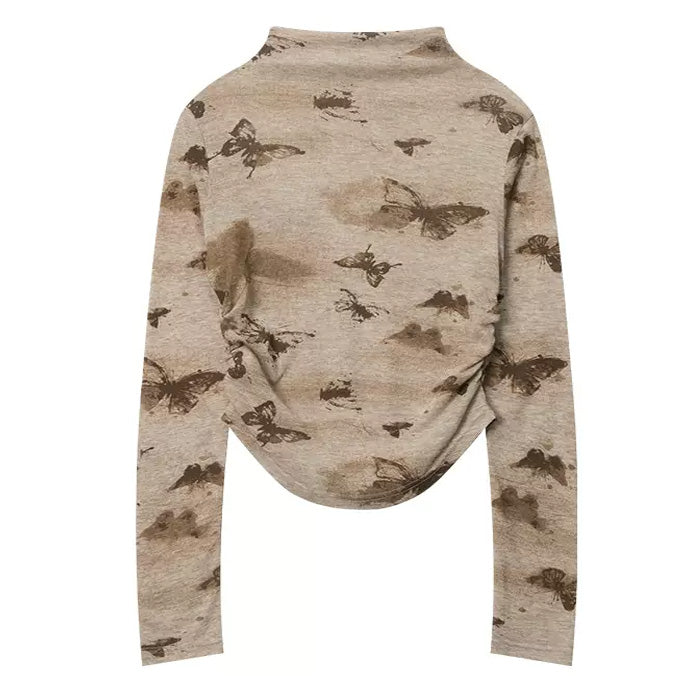 Butterfly Aesthetic Long Sleeve Top - Vedlit