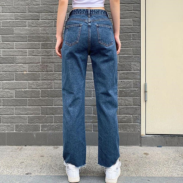 Butterfly Embroidery Jeans - Vedlit