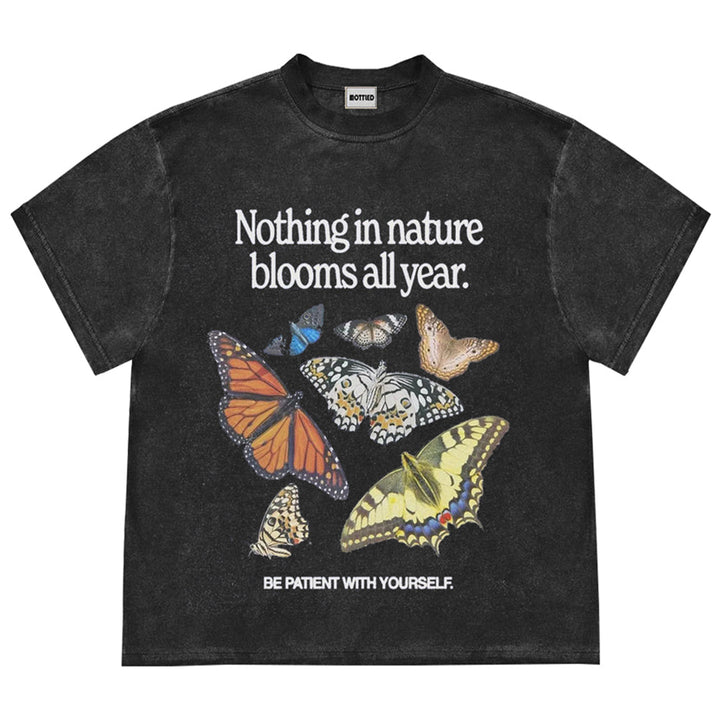 Be Patient With Yourself Butterfly Tee - Vedlit