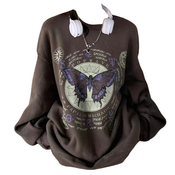 Witchy Butterfly Sweatshirt - Vedlit