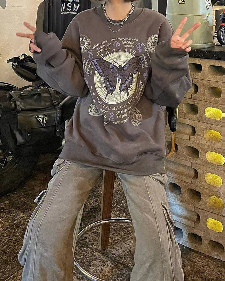 Witchy Butterfly Sweatshirt - Vedlit