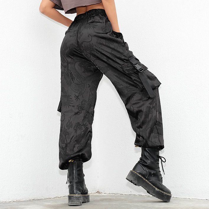 Chinese Dragon Cargo Pants - Vedlit