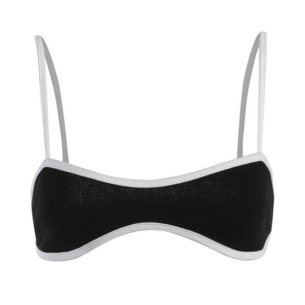 Minimalist Aesthetic Contrast Top - Vedlit