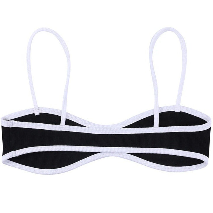 Minimalist Aesthetic Contrast Top - Vedlit