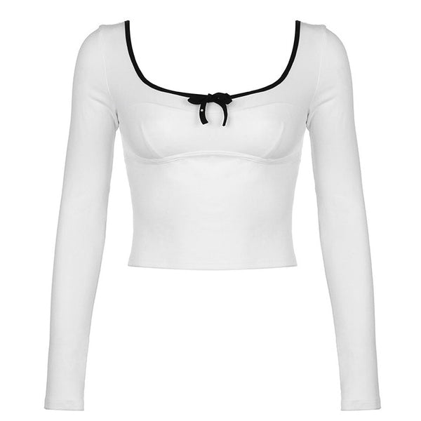 Coquette Aesthetic Long Sleeve Top - Vedlit