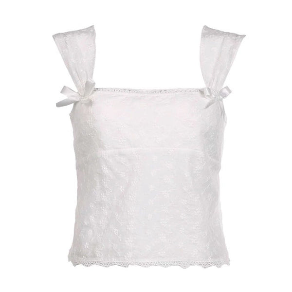 Coquette Aesthetic Lace Top - Vedlit