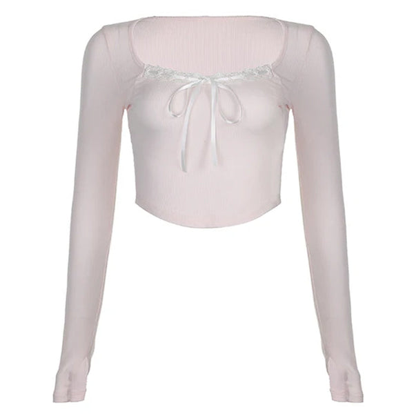 Coquette Baby Bow Pink Top - Vedlit