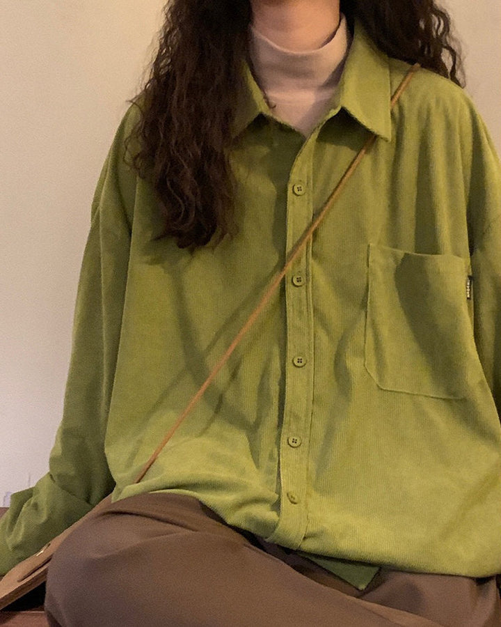 Autumn Colors Cord Shirt - Vedlit