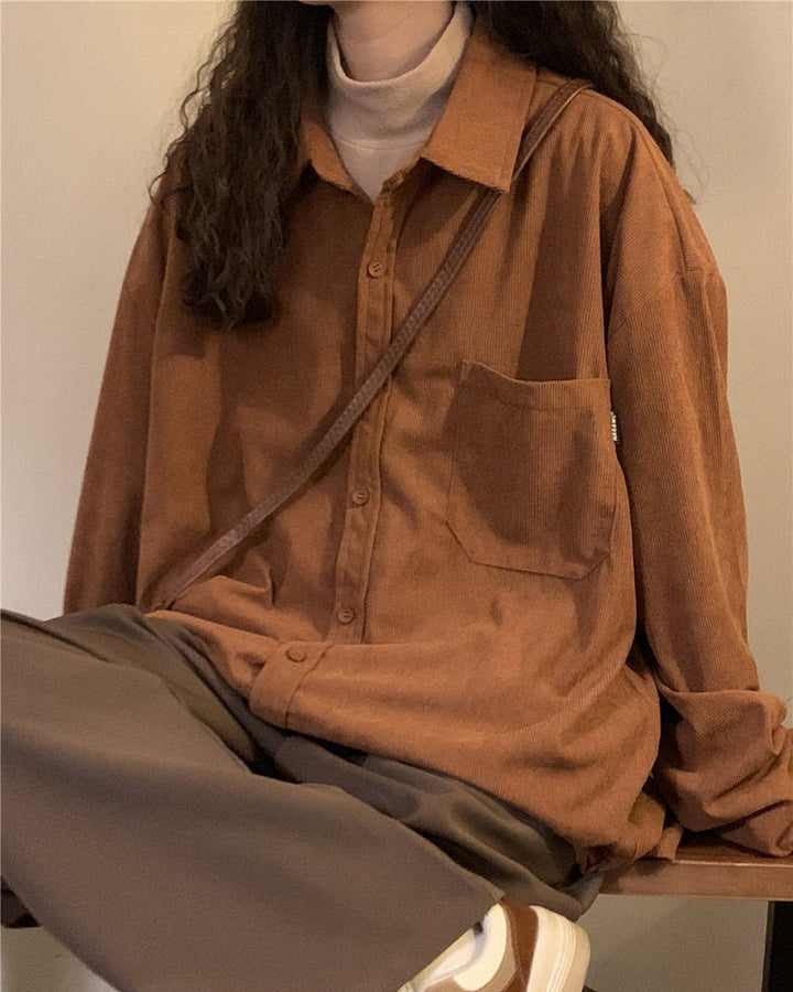 Autumn Colors Cord Shirt - Vedlit