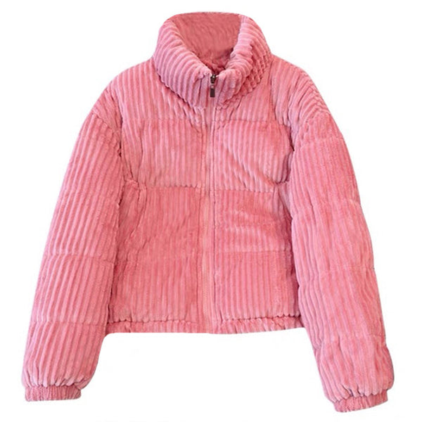 Corduroy Puffer Jacket - Vedlit