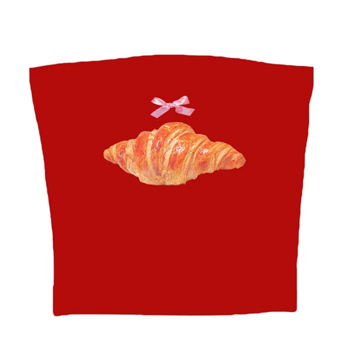 Croissant Print Tube Top - Vedlit