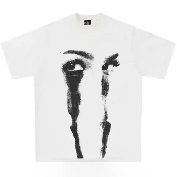 Crying Eyes Graphic Tee - Vedlit