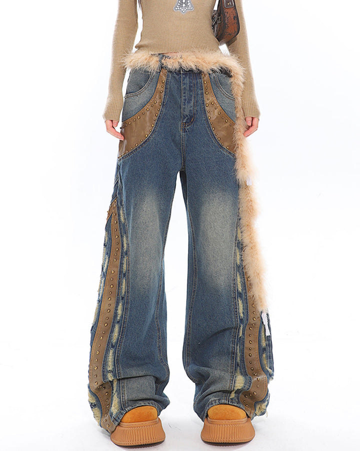 Wild West Fur Jeans - Vedlit