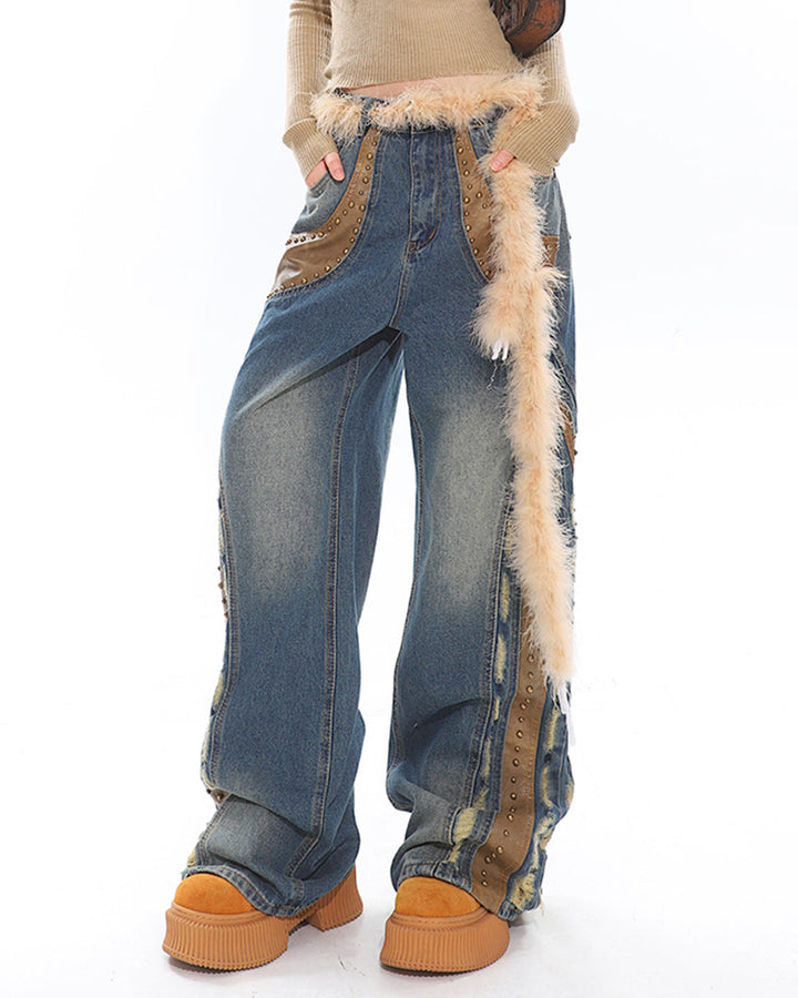 Wild West Fur Jeans - Vedlit