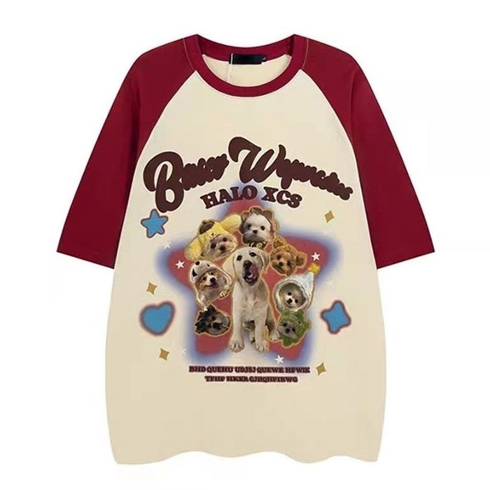 Puppy Oversized Graphic Tee - Vedlit