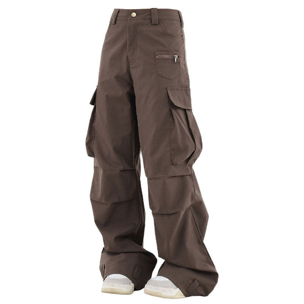 Downtown Girl Brown Cargo Pants - Vedlit