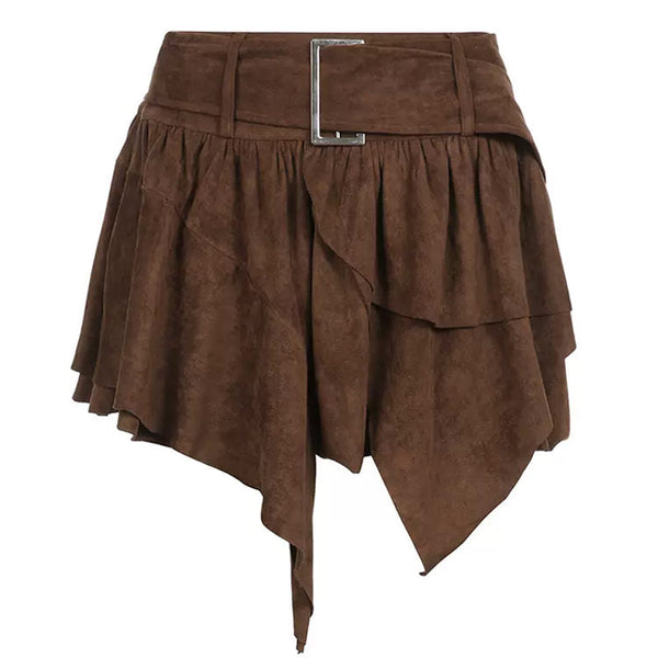 Fairycore Aesthetic Cord Skirt - Vedlit