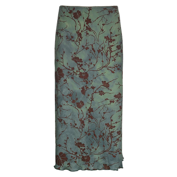Fairycore Aesthetic Midi Skirt - Vedlit