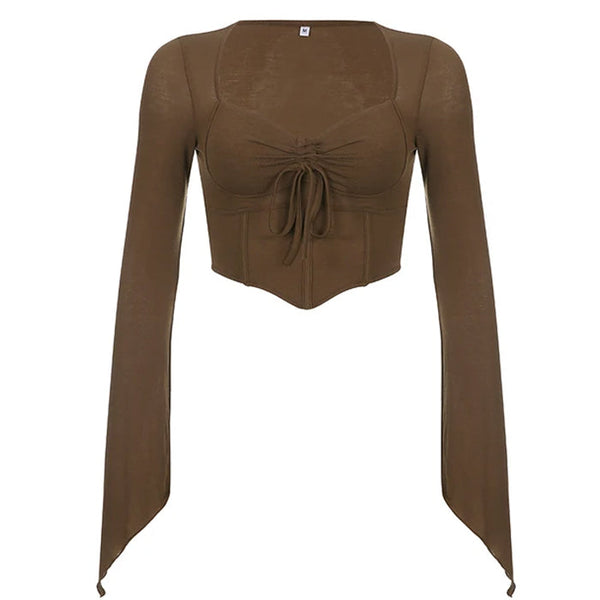 Fairycore Aesthetic Long Sleeve Top - Vedlit