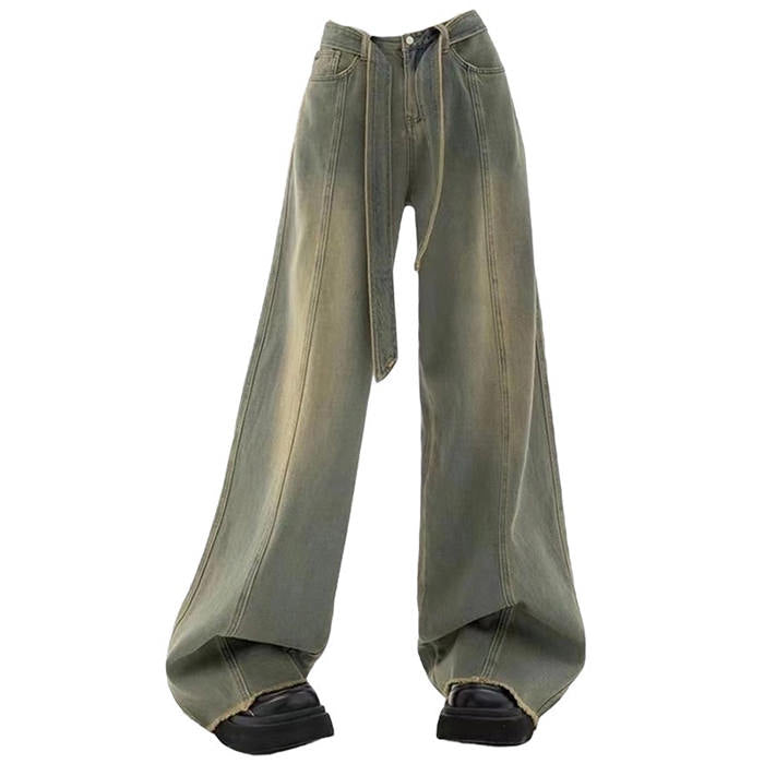 Fairy Grunge Washed Jeans - Vedlit
