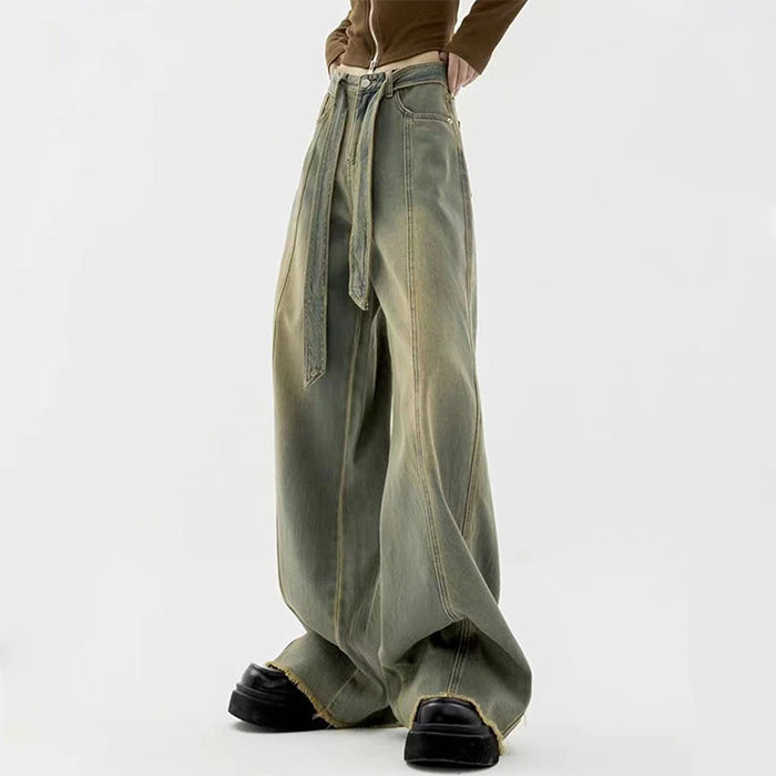 Fairy Grunge Washed Jeans - Vedlit