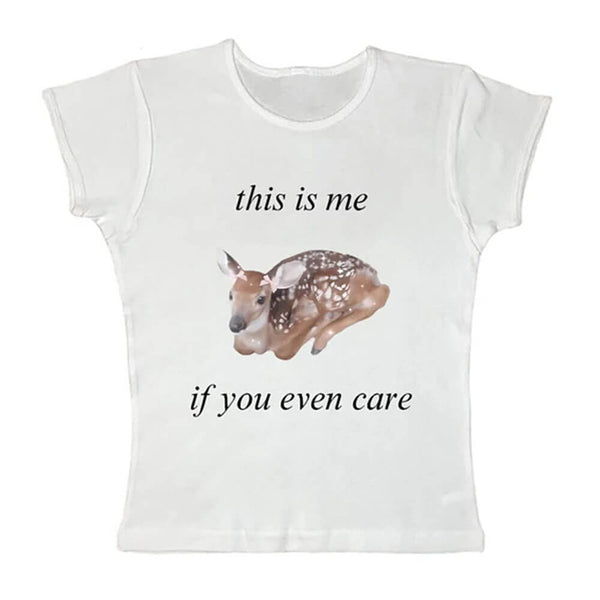 Fawn Print Baby Tee - Vedlit