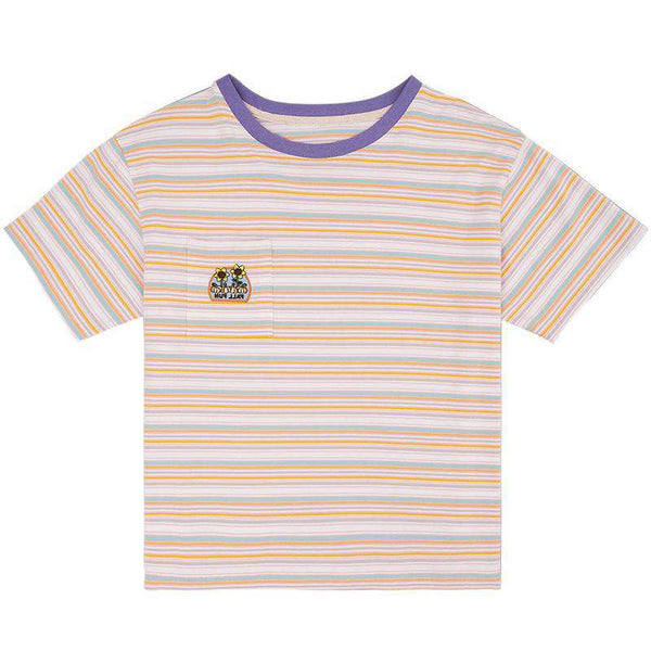 Flower Striped Tee - Vedlit