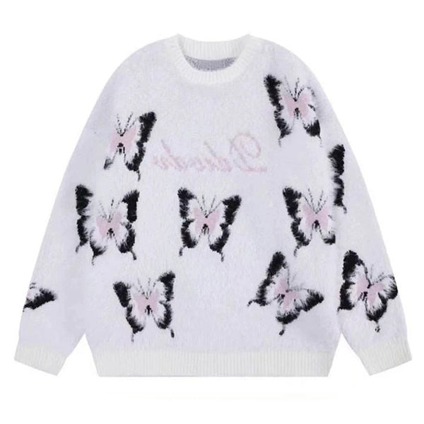 Fluffy Butterfly Sweater - Vedlit
