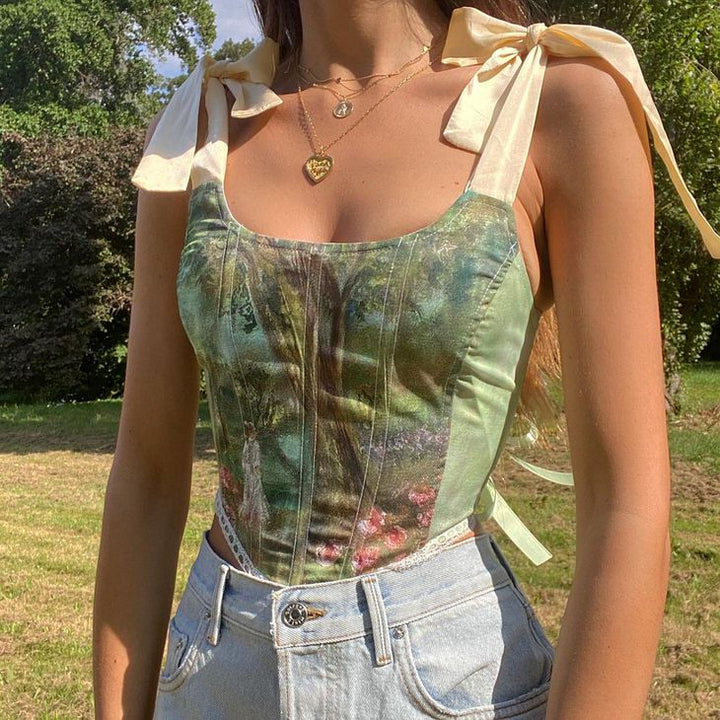Forest Fairy Corset Top - Vedlit